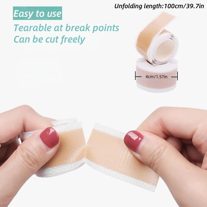 Silicone Gel Heel Stickers Heel Protector Biomimetic Anti Pain Relief Foot Care Products Multifunctional Invisible Heel Inserts