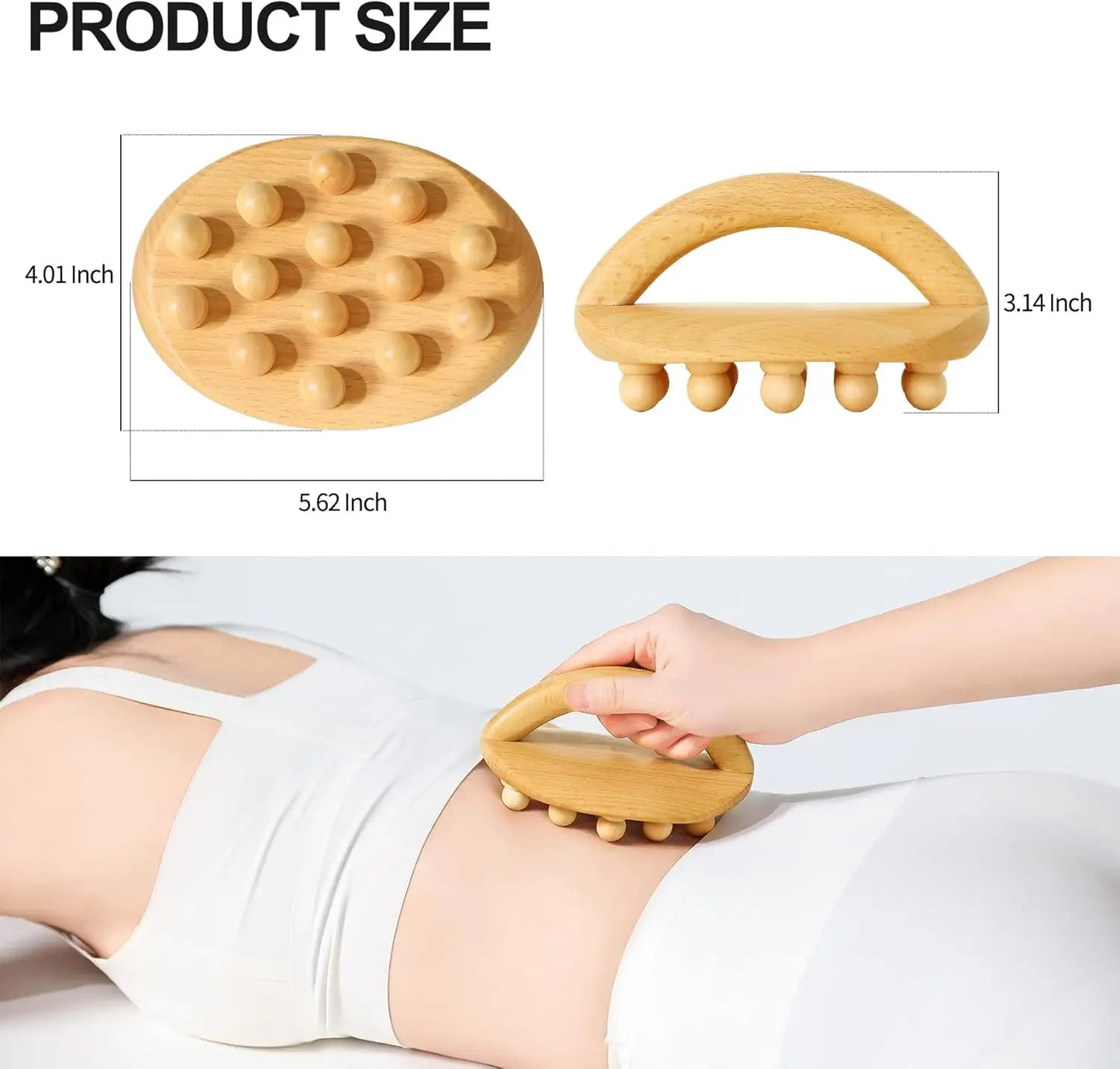 Therapy Massage Tools,Wooden Massager Body Brush Professional Maderoterapia Meridian Pressure Brush,Lymphatic Drainage Massager