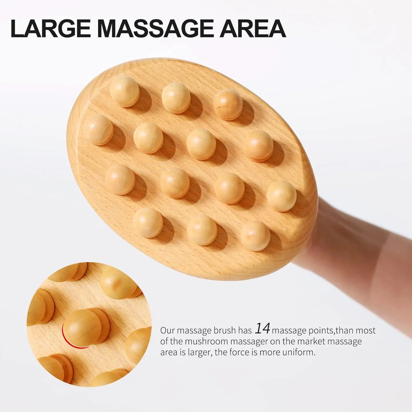 Therapy Massage Tools,Wooden Massager Body Brush  Professional Maderoterapia Meridian Pressure Brush,Lymphatic Drainage Massager