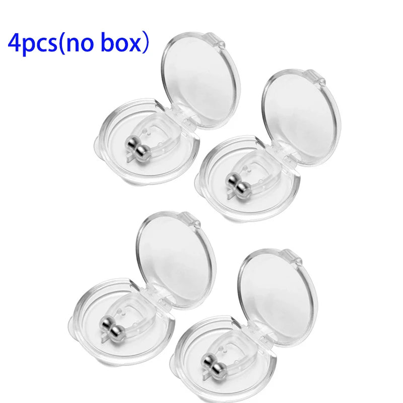 Anti Snoring Device Nose Clip vent blocker Silicone Snore Stop ring silent snore sleep Aid Night Sleeping Apnea Guard Night