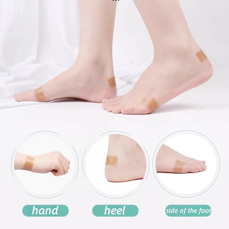 Silicone Gel Heel Stickers Heel Protector Biomimetic Anti Pain Relief Foot Care Products Multifunctional Invisible Heel Inserts