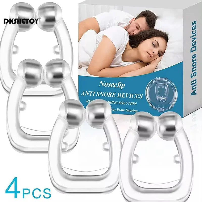 Anti Snoring Device Nose Clip vent blocker Silicone Snore Stop ring silent snore sleep Aid Night Sleeping Apnea Guard Night