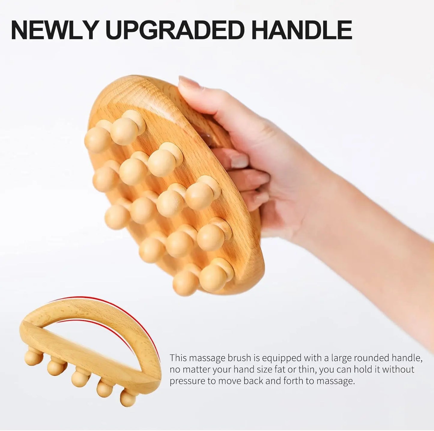 Therapy Massage Tools,Wooden Massager Body Brush  Professional Maderoterapia Meridian Pressure Brush,Lymphatic Drainage Massager