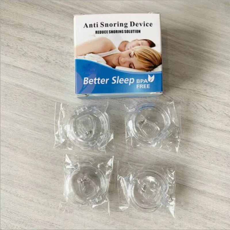 Anti Snoring Device Nose Clip vent blocker Silicone Snore Stop ring silent snore sleep Aid Night Sleeping Apnea Guard Night