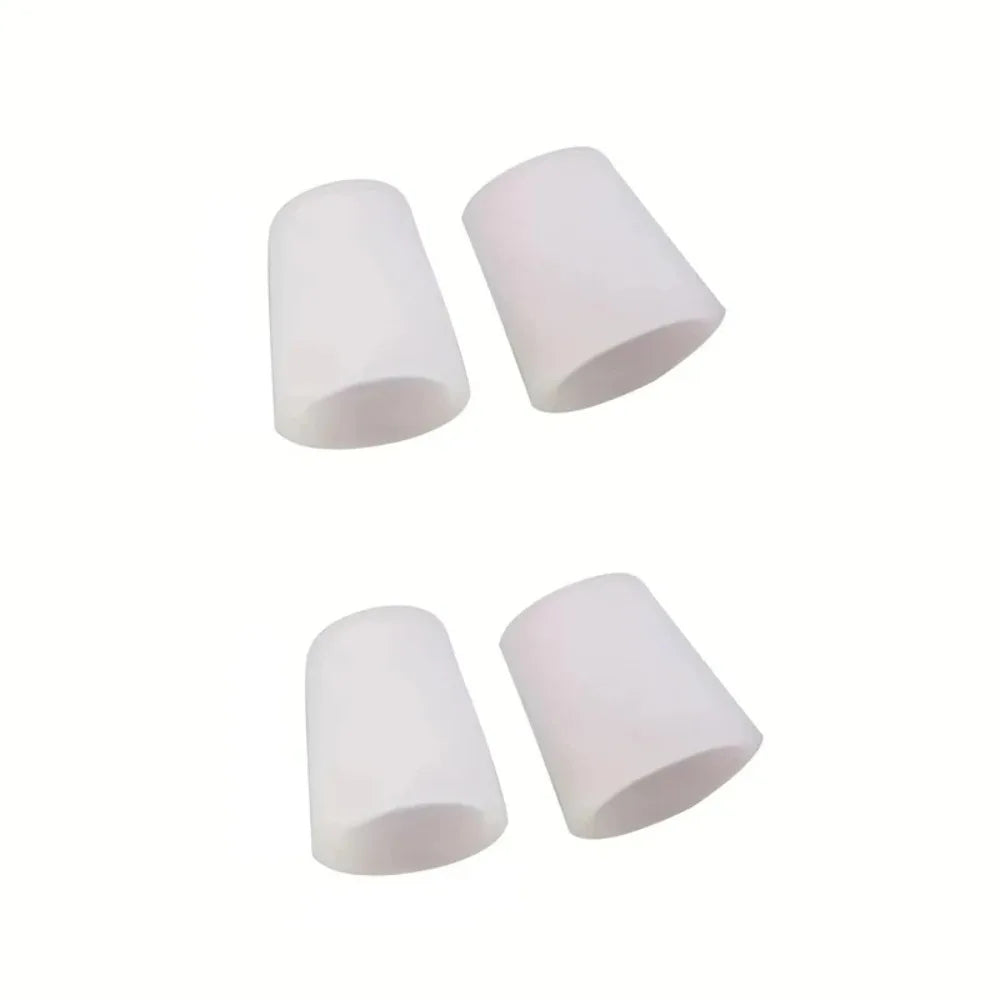 1/2/5 Pair Breathable Orthotics Silicone Toe Protector Anti-abrasion And Anti-pain Separation Thumb Sleeve For Foot Care