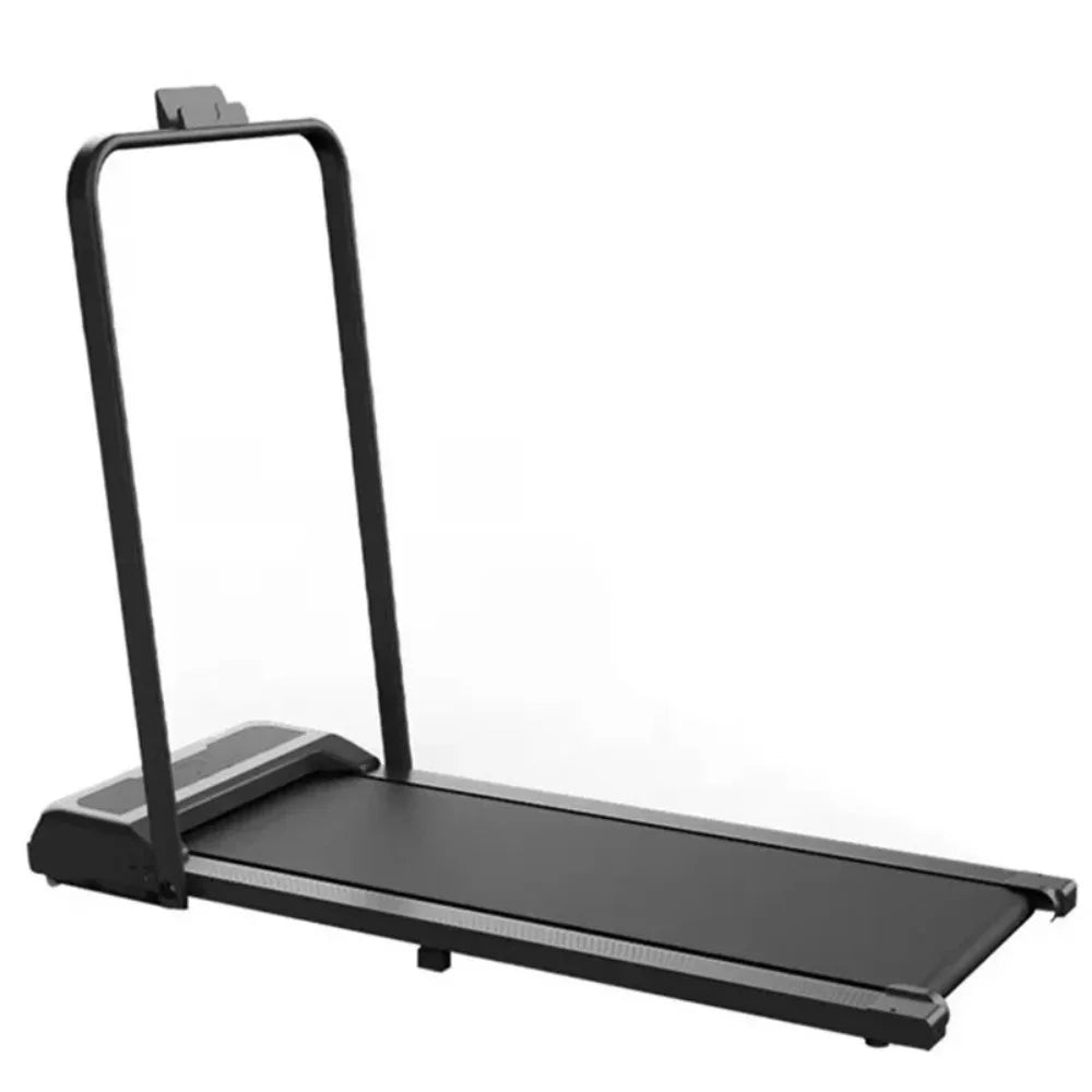 Small Fitness Equipment for Home Use, Flat Electric Treadmill, Silent, Installation-free, Foldable, and With A Walking Mat
